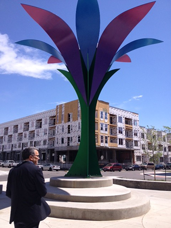 Photo of DHA Executive Director Ismael Guerrero at the Mariposa development in Denver, Colo.