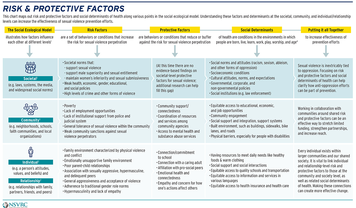 Risk and Protective Factors Chart