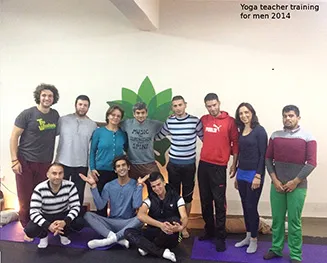 Photo of Yoga teacher training for men 2013.