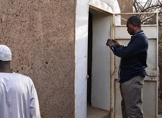 Photo of Pilot ECOSAN toilet.