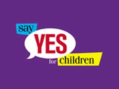 Say Yes for Children logo.