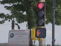 Photo of a stoplight in Emporia, Kansas.