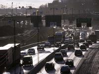 Image of heavy traffic in Sweden.